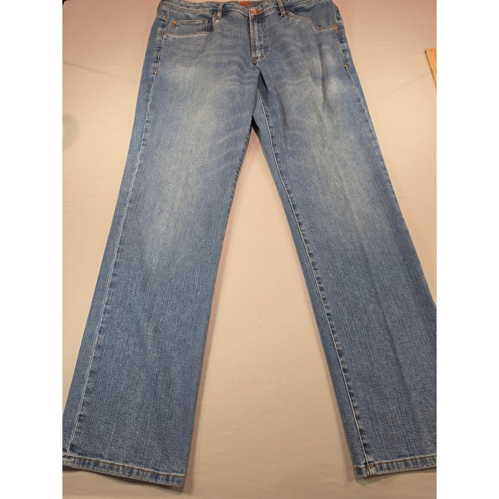Tommy Bahama Authentic Mens 38x32 Straight Leg Jeans Medium Wash Blue Denim